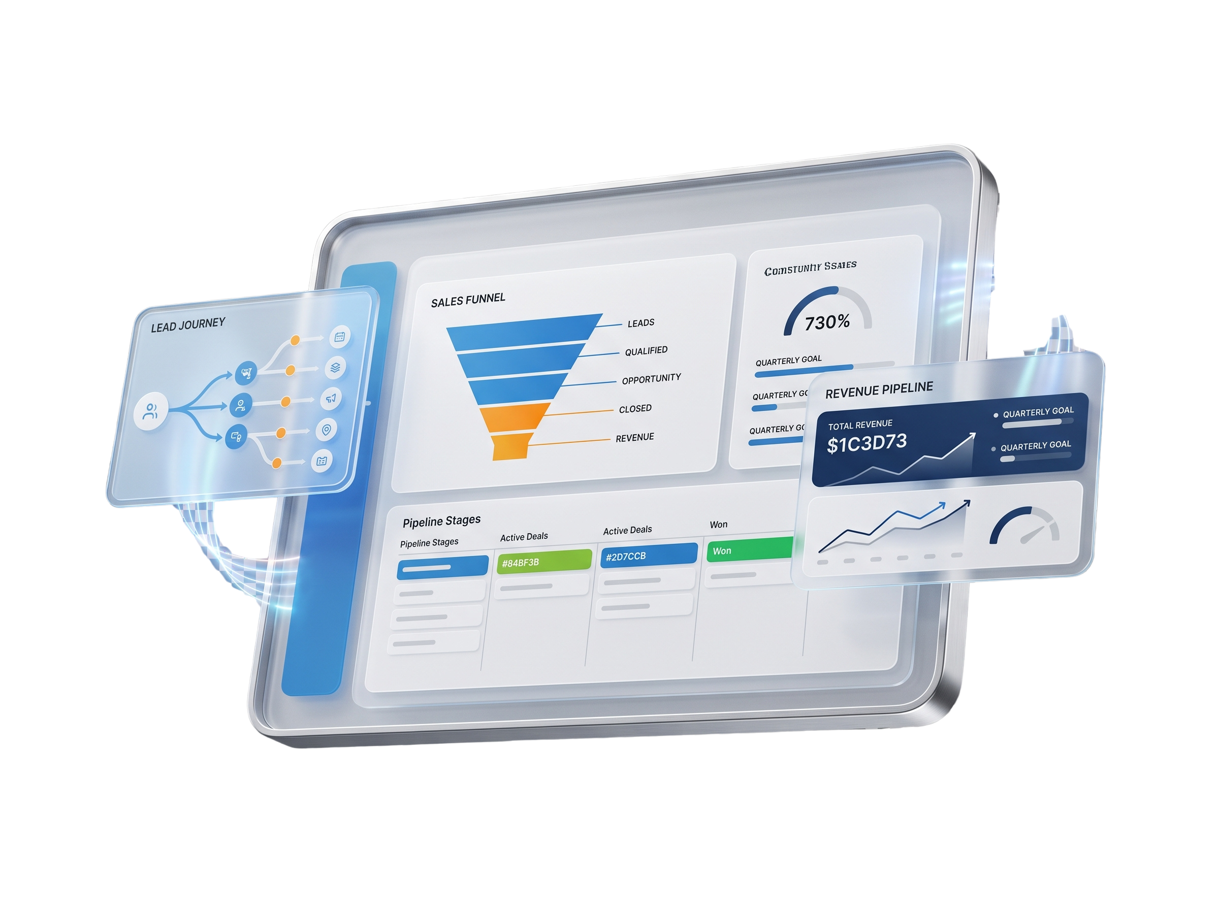CRM & Lead Management visual