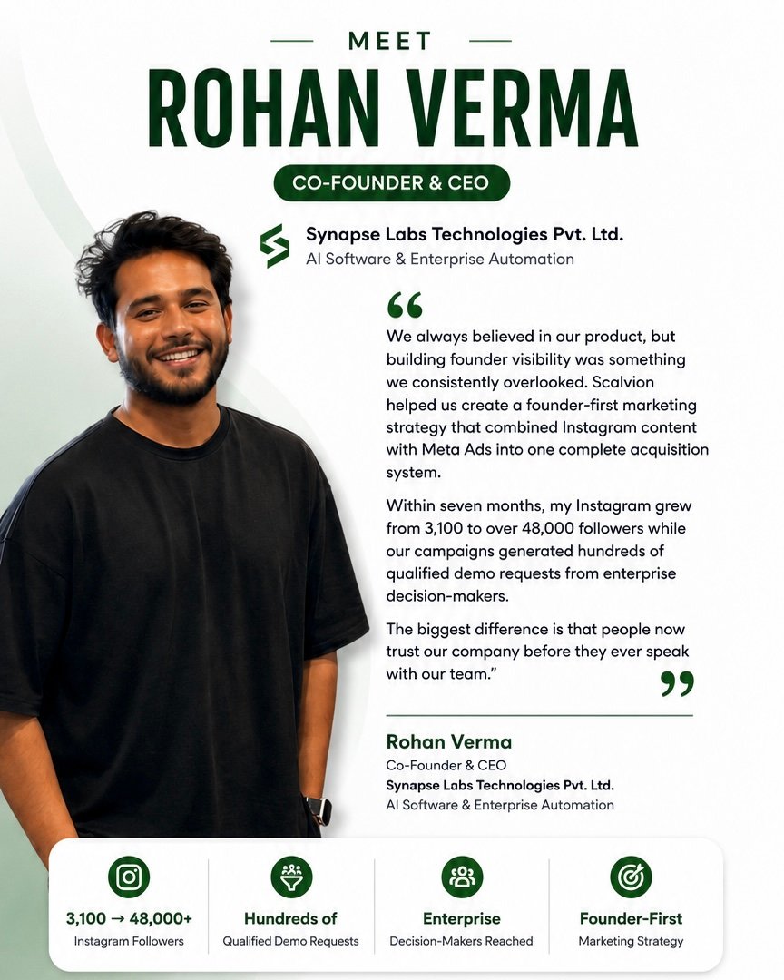 Testimonial from Rohan
